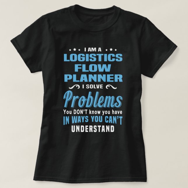 Logistics Flow Planner T-Shirt (Design Front)