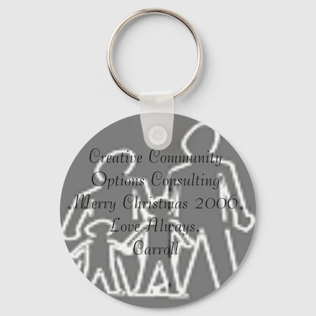 logo2, Creative Community Options ConsultingMer... Keychain (Front)