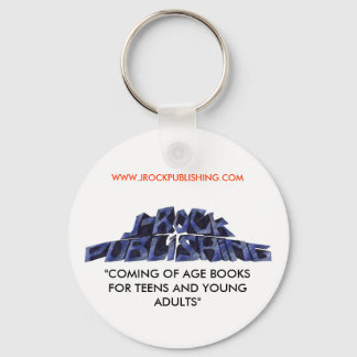 logo 12 copy.jpgnoback, "COMING OF AGE BOOKS FO... Keychain