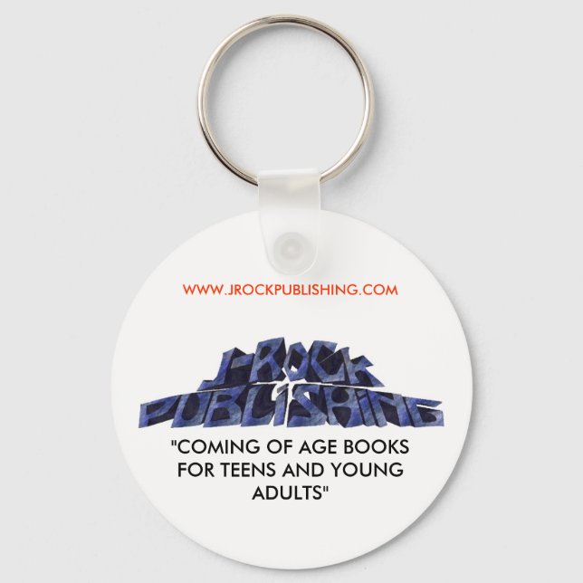logo 12 copy.jpgnoback, "COMING OF AGE BOOKS FO... Keychain (Front)