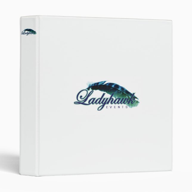 Logo 1" d'événements de Ladyhawk classeur (Devant/Côté)