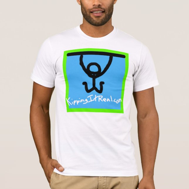Logo adapté de carré du T-shirt des hommes (Devant)