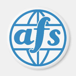 Logo AFS 1972 Standard, Magnet circulaire de 2¼ po
