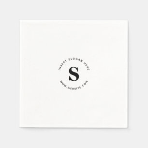 Logo and Company  Business Napkin