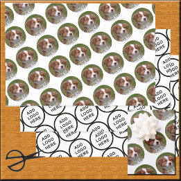 Logo Art Slogan Custom Photo Create It Yourself Wrapping Paper Sheet