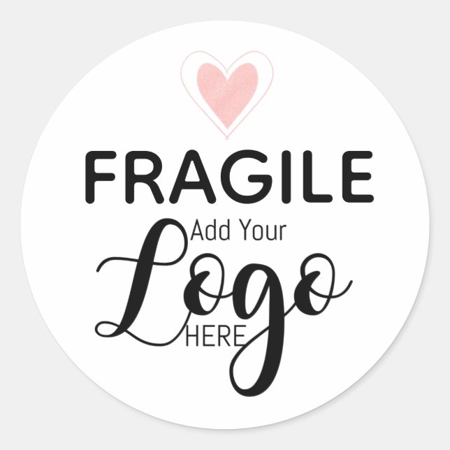 Logo autocollant fragile (Devant)