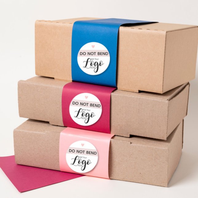 Logo autocollant Ne pas plier (Créateur téléchargé)