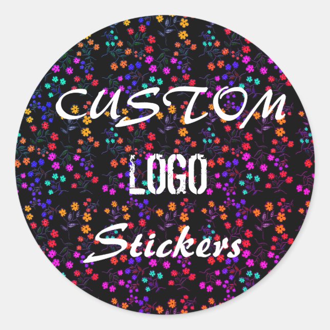 Logo autocollants, logo personnalisé, autocollants (Devant)