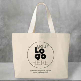 Logo avant de Sac fourre-tout en coton grand forma