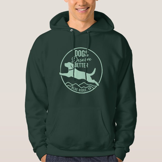 Logo avant vert de la Monnaie sweat - shirt à capu (Devant)