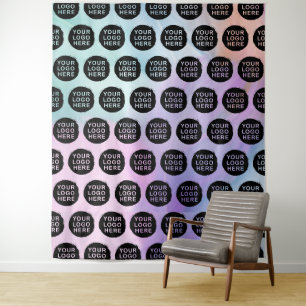 Logo Backdrop Business Company Tapestry