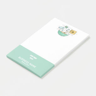 Logo Bakery Business Bread Recipe Post-it Notes