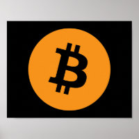 Logo Bitcoin BTC | Poster