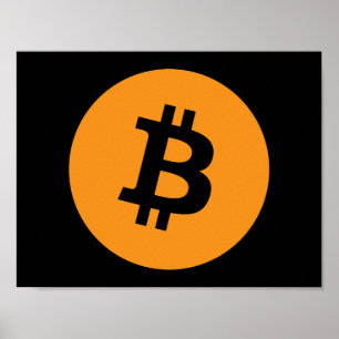 Logo Bitcoin BTC   Poster