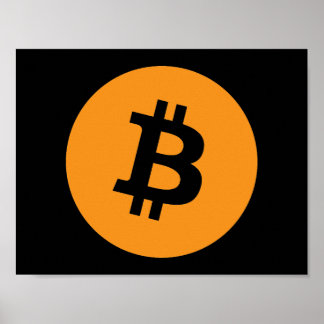 Logo Bitcoin BTC | Poster