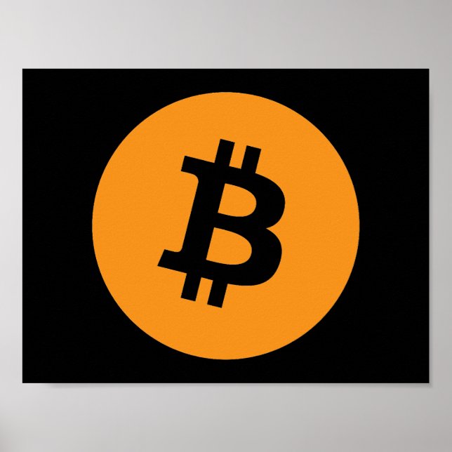 Logo Bitcoin BTC | Poster (Devant)