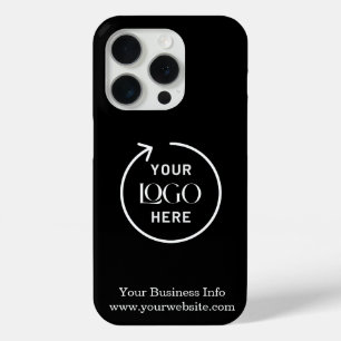 Logo Black   Business Minimalist  iPhone 15 Pro Case