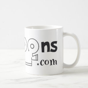 logo black coffee mug