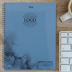 Logo Black Dusty Blue Business 2026 Planner