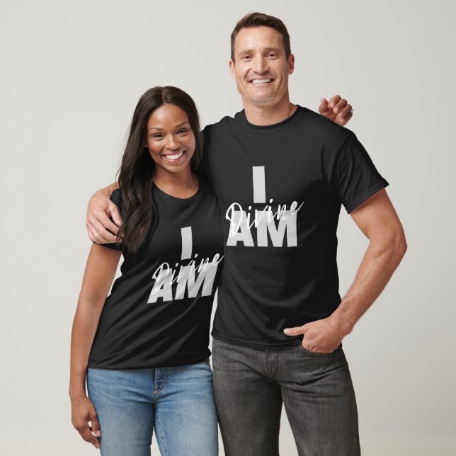 Logo blanc IAM Divine T-Shirt (Unisex) (Unisexe)