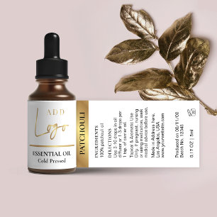 Logo Blanc & Or Cosmetic Essential Oil Botté