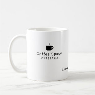 logo brand business name custom  coffee mug