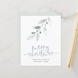 Logo Budget Minimal Joyeux Noël Petite carte