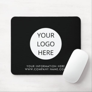 Logo Business Brand Black Company Mouse Pad