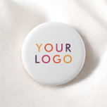 Logo Business Branding 2 Inch Round Button<br><div class="desc">Make a lasting impression with a personalized button featuring your logo or image. Perfect for business branding, events, or personal flair, this custom button is an easy, eye-catching way to promote your brand or express yourself. Pin it on jackets, bags, or lanyards to share your message everywhere you go. Ideal...</div>