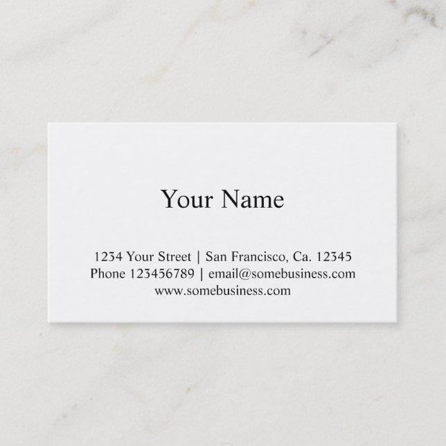 Logo business card template | Customize it! (Front)