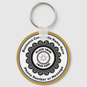 Logo Business Company Brand Promote Custom  Keychain