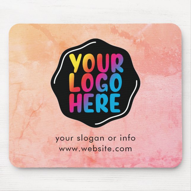 Logo | Business Corporate Company Branded Custom Mouse Pad (Front)