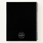 Logo | Business Corporate Company Minimalist Notebook (Back)