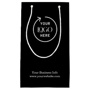 Logo Business   Corporate Company Minimalist  Small Gift Bag