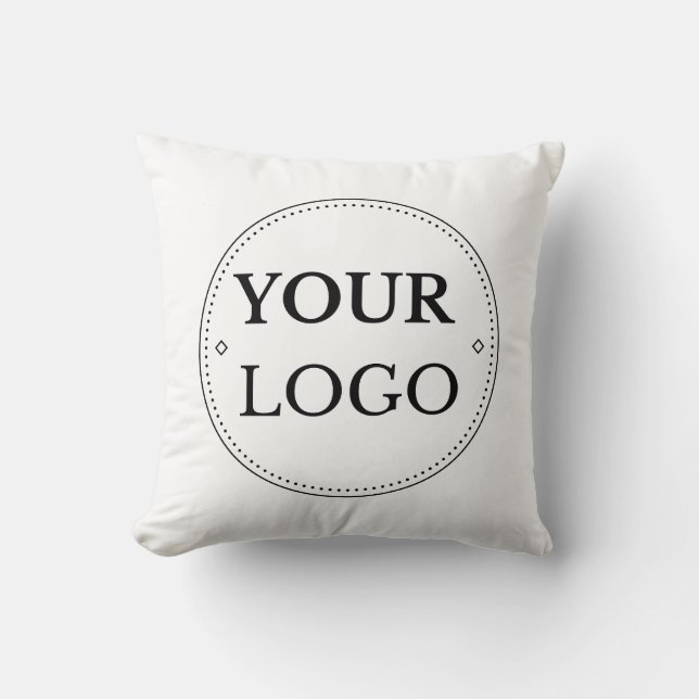 Logo Business Corporate Company Simple Throw Pillow (Front)
