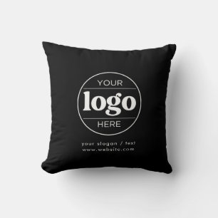 Logo   Business Corporate Company Throw Pillow