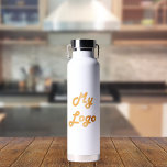 Logo business corporate water bottle<br><div class="desc">A transparent background.  Personalize and add your business logo.  You can also add your brand colour.</div>
