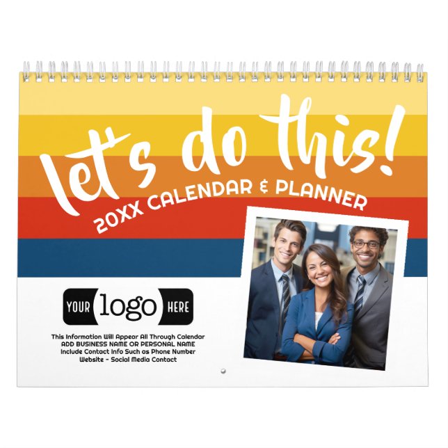 Logo Business Gift - Goal, Things To Do Calendar (Cover)