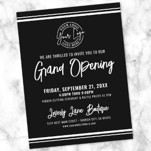 Logo Business Grand Opening Postcard