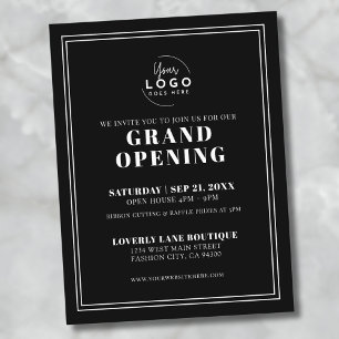 Logo Business Grand Opening Postcard