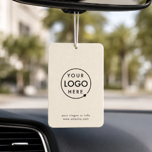Logo Business Minimal Clean Simple Branded Car Air Freshener