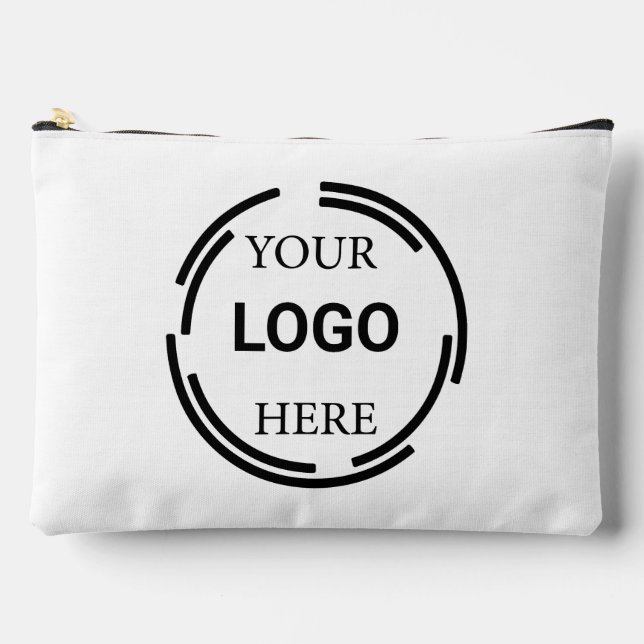 Logo Business Modern Minimal Designs Accessory Pouch (Front)