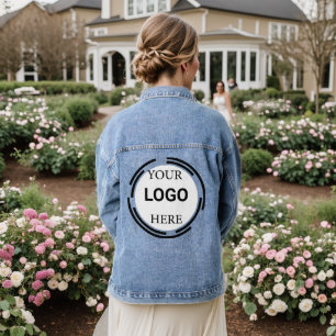 Logo Business Modern Minimal Designs Denim Jacket
