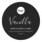 Logo Candle Label Minimalist Black Sticker