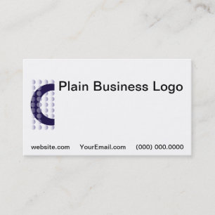 Logo Carte de visite bleu clair