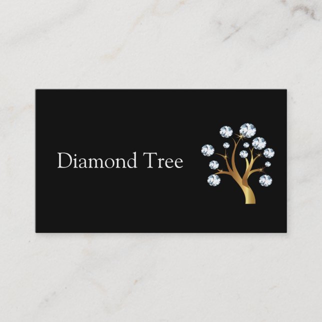 Logo Carte de visite de l'arbre des diamants (Devant)