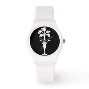 Logo "Celery Charles" Montre sportive Sangle en si