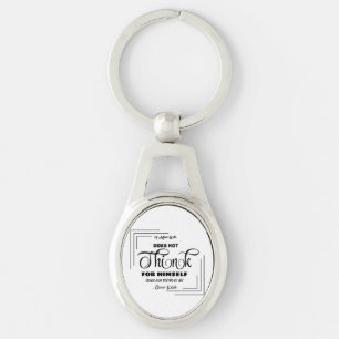 Logo Centerpiece Keychain