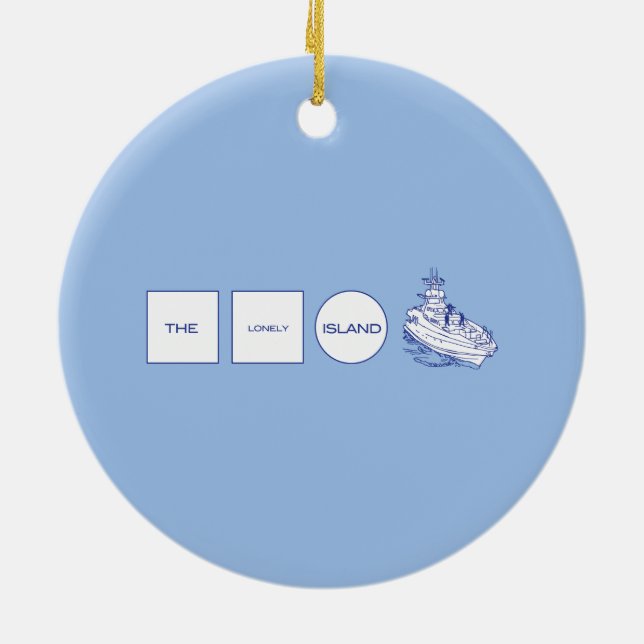 Logo Ceramic Ornament (Back)