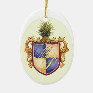 logo ceramic ornament